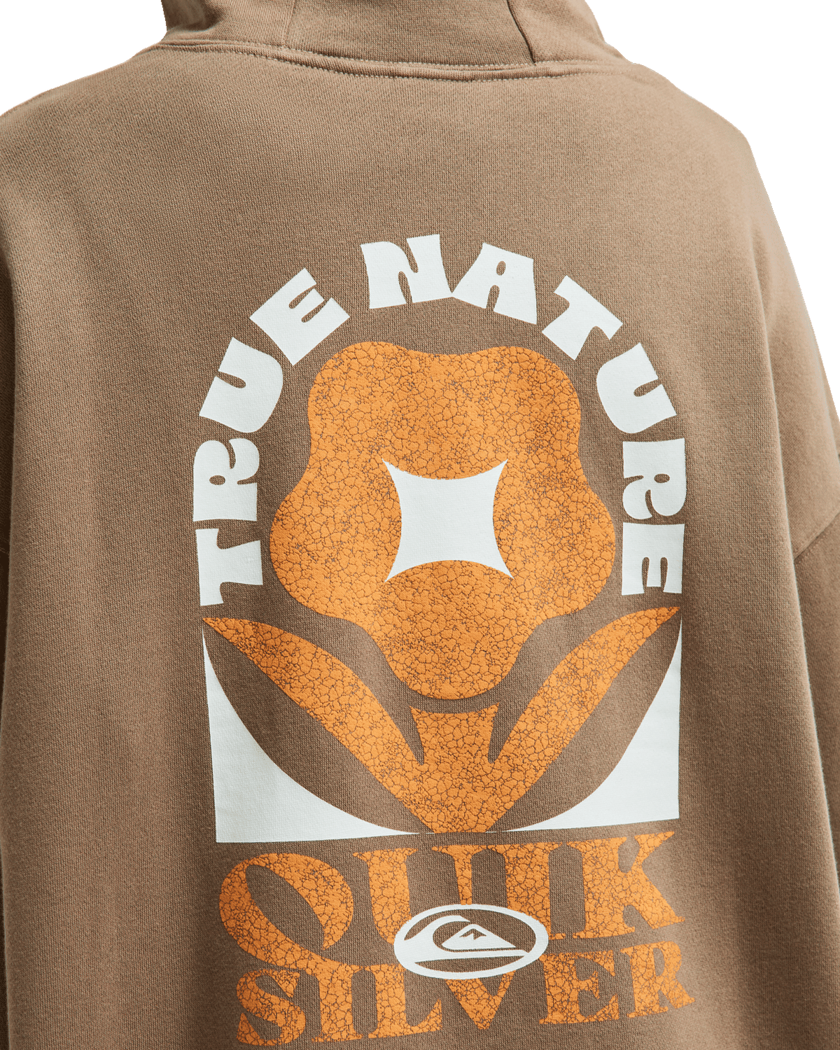 The Quiksilver Womens Standard Hoodie in Pine Bark