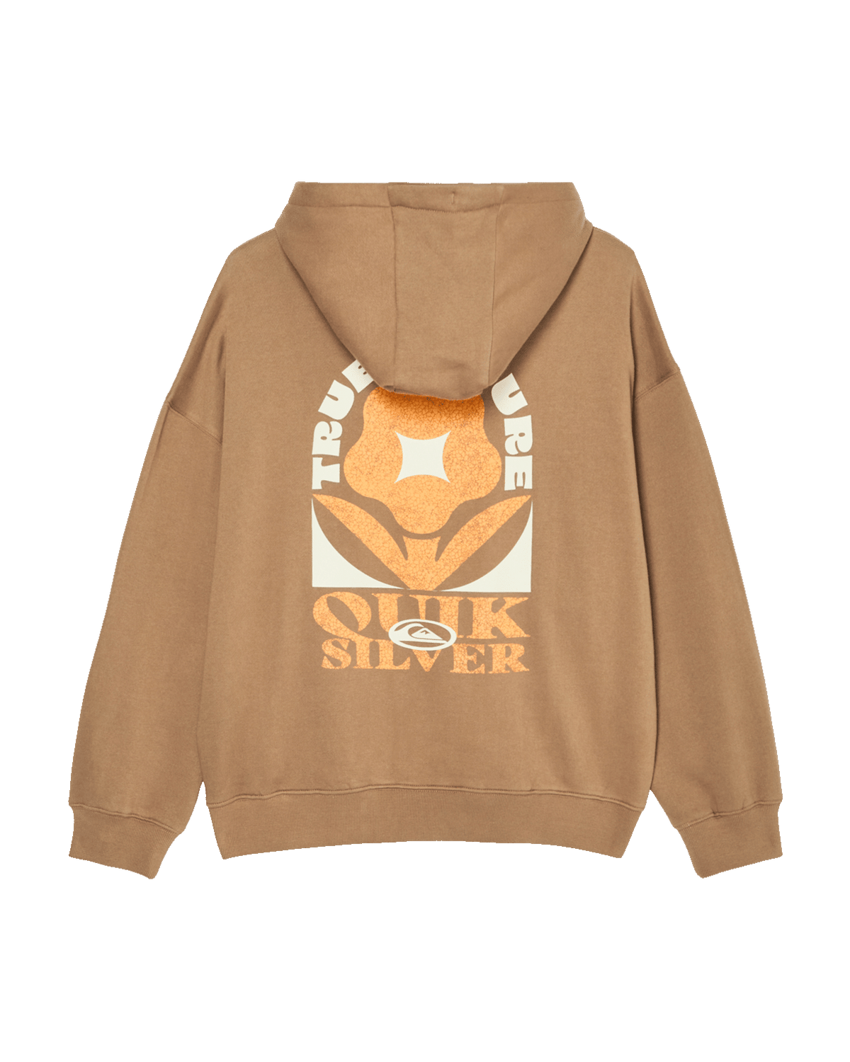 The Quiksilver Womens Standard Hoodie in Pine Bark