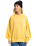 The Quiksilver  Womens Essential Sweatshirt in Rattan
