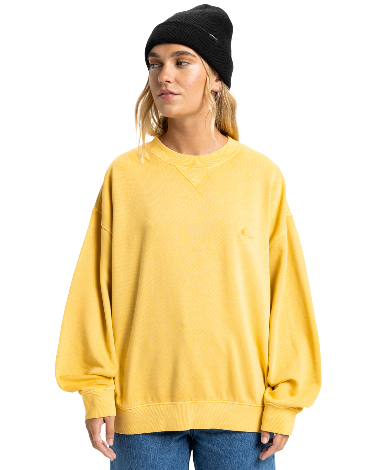 The Quiksilver  Womens Essential Sweatshirt in Rattan