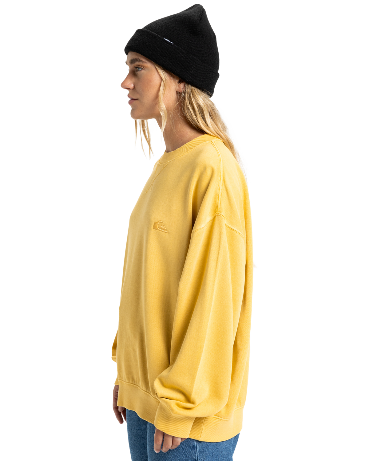 The Quiksilver  Womens Essential Sweatshirt in Rattan