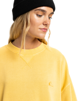 The Quiksilver  Womens Essential Sweatshirt in Rattan