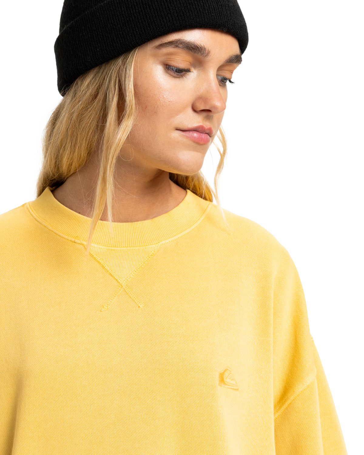 The Quiksilver  Womens Essential Sweatshirt in Rattan