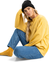 The Quiksilver  Womens Essential Sweatshirt in Rattan