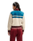 The Quiksilver Womens Brooklyn Zip Fleece Jacket in Peyote