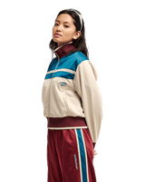The Quiksilver Womens Brooklyn Zip Fleece Jacket in Peyote