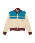The Quiksilver Womens Brooklyn Zip Fleece Jacket in Peyote