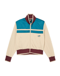 The Quiksilver Womens Brooklyn Zip Fleece Jacket in Peyote