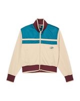 The Quiksilver Womens Brooklyn Zip Fleece Jacket in Peyote