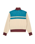 The Quiksilver Womens Brooklyn Zip Fleece Jacket in Peyote