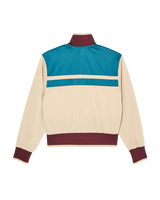 The Quiksilver Womens Brooklyn Zip Fleece Jacket in Peyote