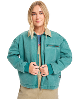 The Quiksilver  Womens Sand Jacket in Botanical Garden
