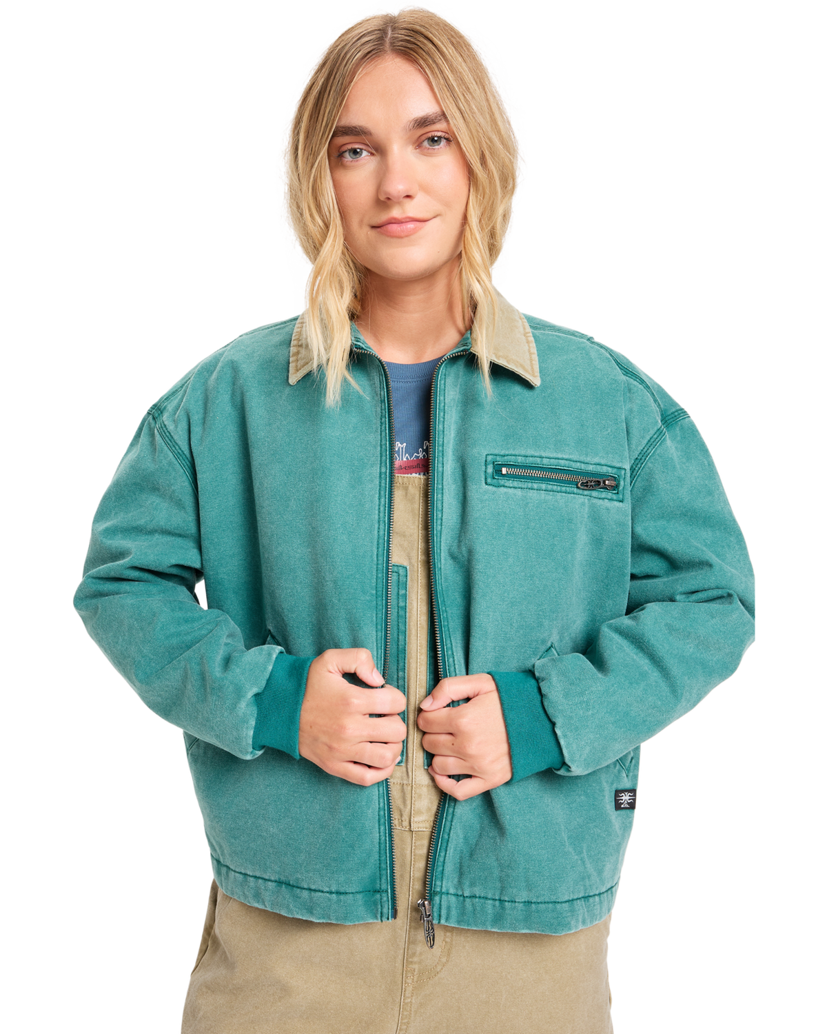 The Quiksilver  Womens Sand Jacket in Botanical Garden