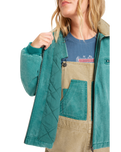 The Quiksilver  Womens Sand Jacket in Botanical Garden