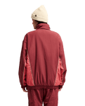 The Quiksilver Womens Red Castle Jacket in Oxblood Red