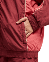 The Quiksilver Womens Red Castle Jacket in Oxblood Red