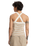 Riza Striped Vest in Tobacco Rize Stripe
