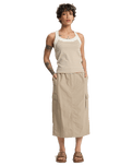Riza Striped Vest in Tobacco Rize Stripe