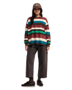 The Quiksilver Womens Sibbald Long Sleeve T-Shirt in Java Stripe