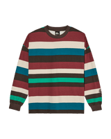The Quiksilver Womens Sibbald Long Sleeve T-Shirt in Java Stripe
