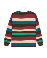 The Quiksilver Womens Sibbald Long Sleeve T-Shirt in Java Stripe