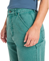 The Quiksilver  Womens Sand Carpenter Trousers in Botanical Garden