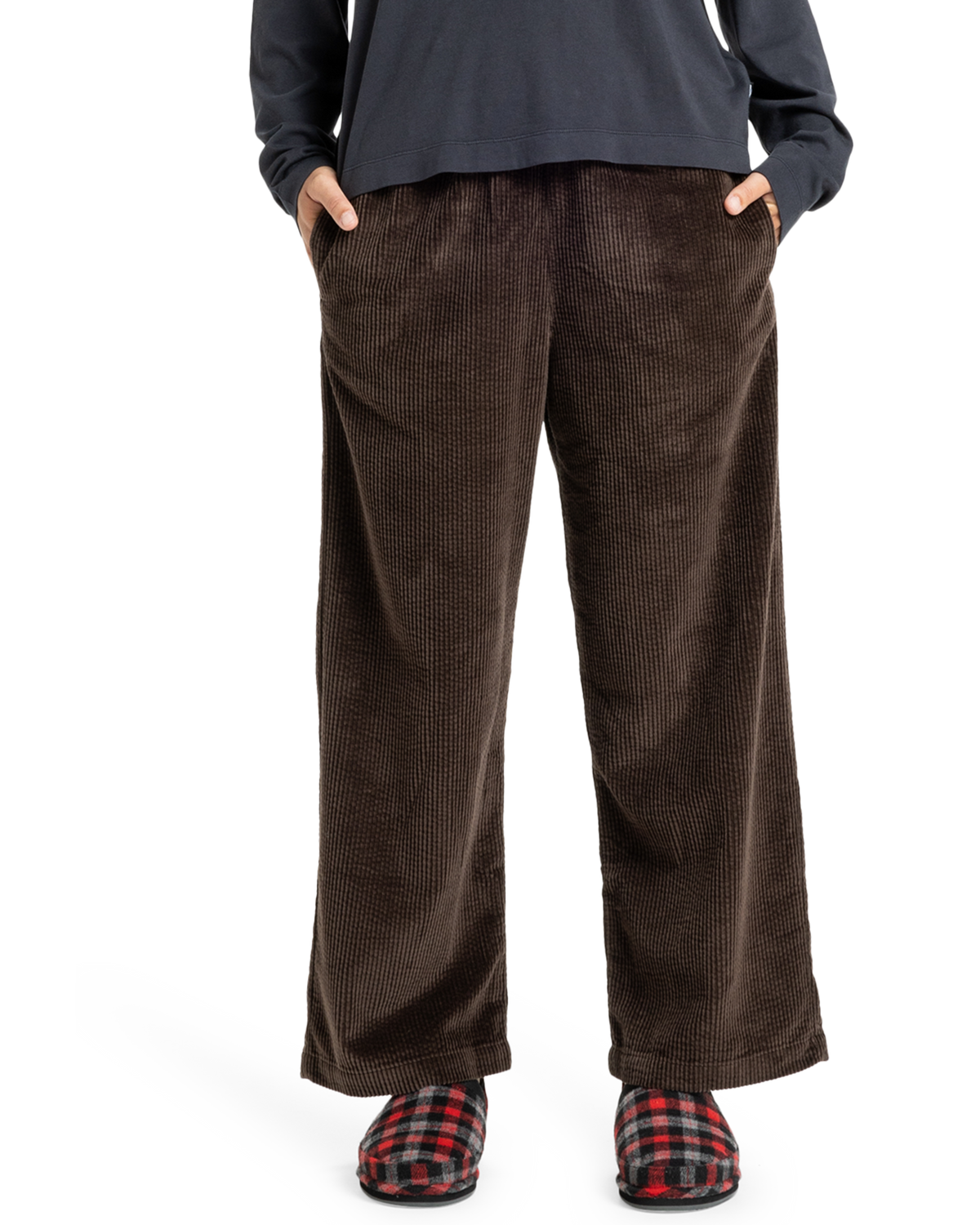 The Quiksilver  Womens Payarawa Trousers in Chocolate Brown