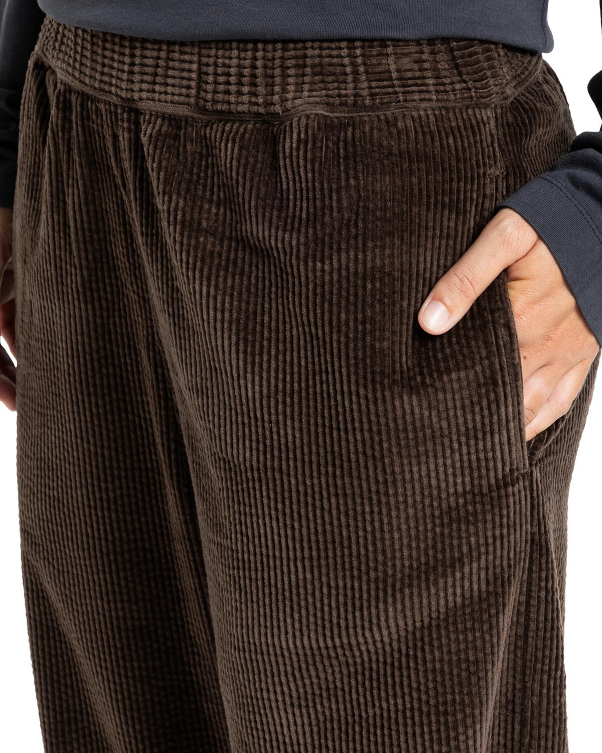 The Quiksilver  Womens Payarawa Trousers in Chocolate Brown