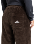 The Quiksilver  Womens Payarawa Trousers in Chocolate Brown