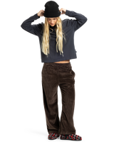 The Quiksilver  Womens Payarawa Trousers in Chocolate Brown