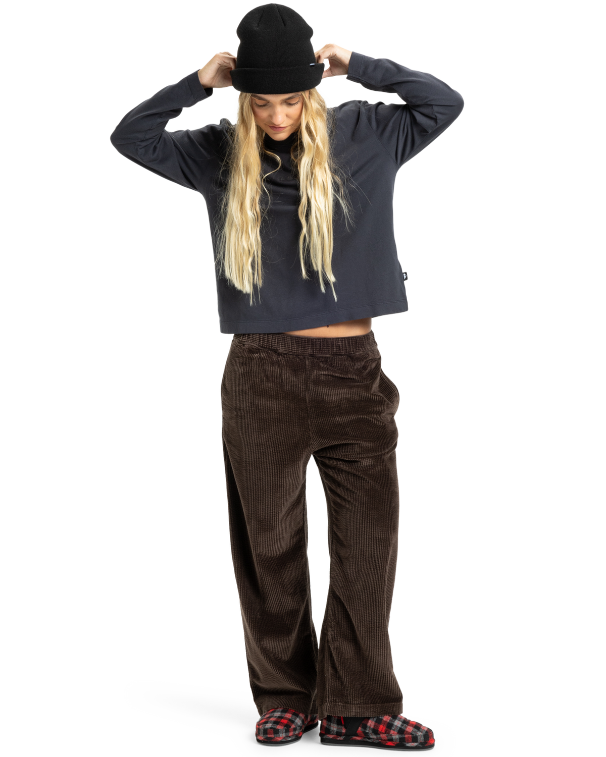 The Quiksilver  Womens Payarawa Trousers in Chocolate Brown