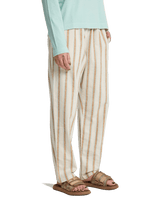 Lomas Woven Trousers in Bone White Lomas Stripe