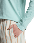 Lomas Woven Trousers in Bone White Lomas Stripe