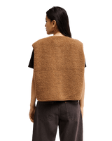 The Quiksilver Womens Cropped Cardigan in Rawhide