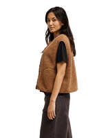 The Quiksilver Womens Cropped Cardigan in Rawhide