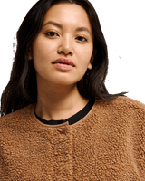 The Quiksilver Womens Cropped Cardigan in Rawhide
