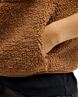The Quiksilver Womens Cropped Cardigan in Rawhide