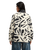 The Quiksilver Womens Renek 1/2 Zip Polar Fleece Jacket in Bone White Spray Can Renek