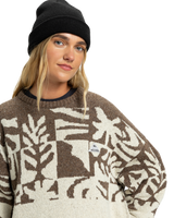 The Quiksilver  Womens Kelso Jumper in Moonstruck