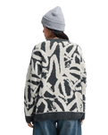 The Quiksilver Womens Headlong Jumper in Bone White Spray Can