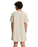 Garrison Dress in Bone White Lomas Stripe