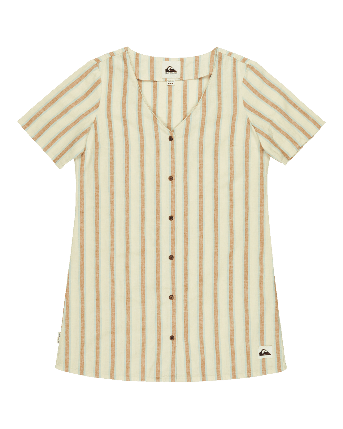 Garrison Dress in Bone White Lomas Stripe