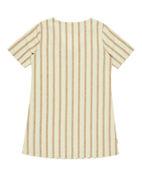 Garrison Dress in Bone White Lomas Stripe