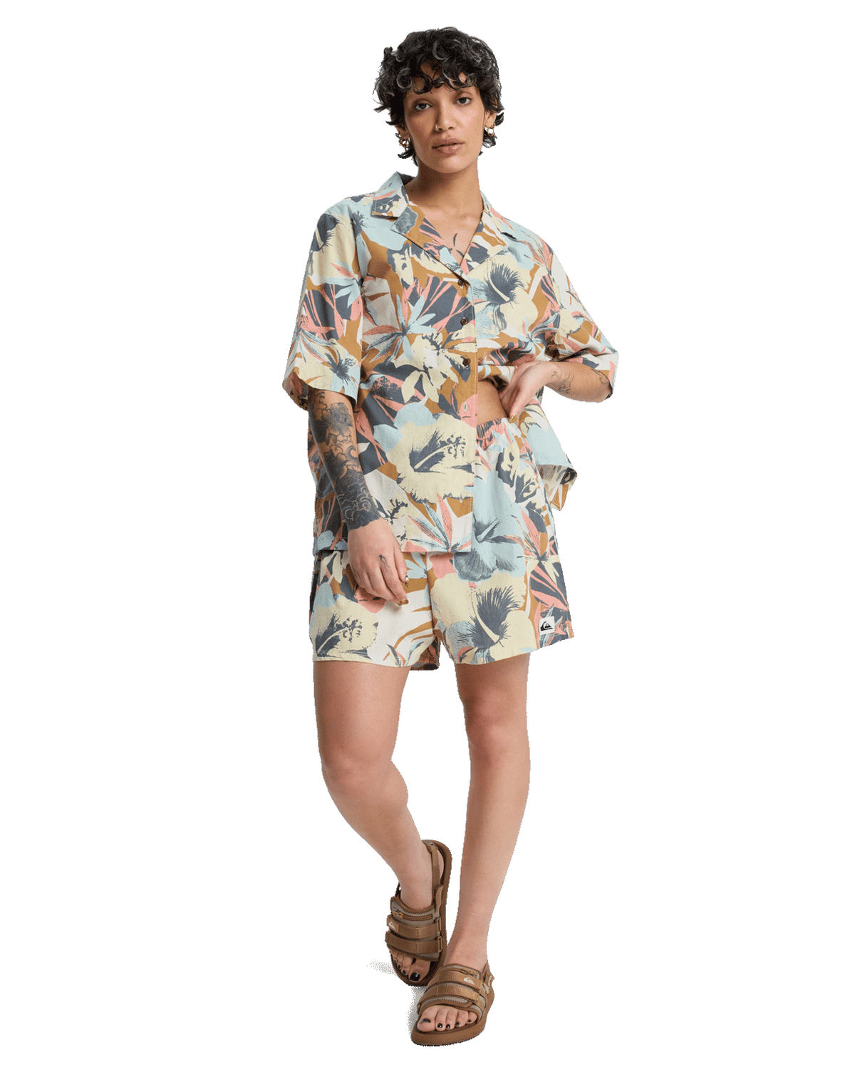 Ludden Shirt in Garden Glade Interact Floral