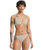 Clickity Clack Bikini Top in Tobacco Clickity Stripe