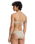 Clickity Clack Bikini Top in Tobacco Clickity Stripe