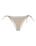 Clickity Clack Bikini Bottoms in Tobacco Clickity Stripe