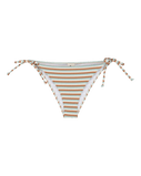 Clickity Clack Bikini Bottoms in Tobacco Clickity Stripe