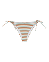 Clickity Clack Bikini Bottoms in Tobacco Clickity Stripe