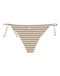 Clickity Clack Bikini Bottoms in Tobacco Clickity Stripe